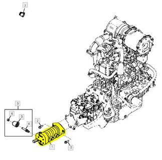 John Deere 326E Hydraulic Pump