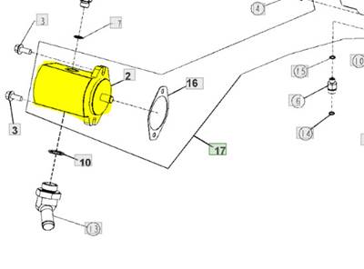 John Deere 624H Hydraulic Pump