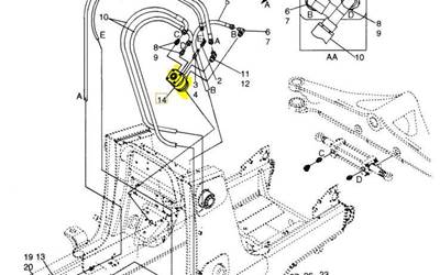 Case 580M Hydraulic Valve