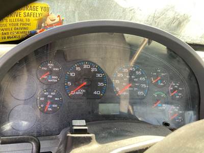 International 8600 Instrument Panel Cluster for a International 9400