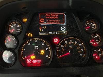 Peterbilt 579 Instrument Panel Cluster