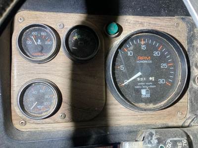 White RBM Instrument Panel Cluster