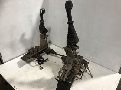 (Used) Case 75XT Type: Electric (Electronic Joystick) Part #: - Ref# 235765A2 RH And LH Joysticks, With Mounting Brackets, Crossmember, Hydraulic