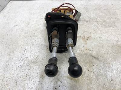 (Used) Case 921C Type: Hydraulic Joystick (Uses Orbital Valve) Part #: - Ref# 292086A1 Twin Stick Loader Control With Valve