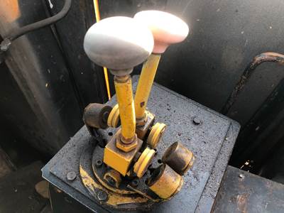 (Used) Case W36 Type: Hydraulic Joystick (Uses Orbital Valve) Ref# L117350 Pair Of Loader Controls With Valve