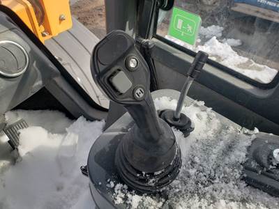 (Used) Hyundai HL757TM-9 Type: Hydraulic Joystick (Uses Orbital Valve) Ref# 31LB-5300 3 Spool Pilot Valve, Includes Joystick And Third Spool Lever