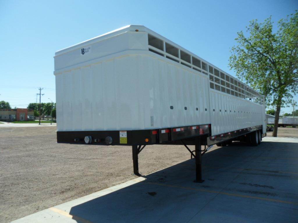2020 Neville 50 X102 Air Ride Ground Load Livestock Trailer