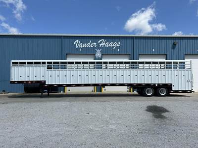 Neville 53x102 Tandem Axle Livestock Trailer - Air Ride, Fixed Axle