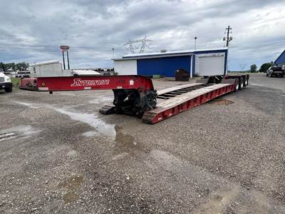 Interstate 52x102 Tri Axle Lowboy Trailer - Air Ride, Fixed Axle
