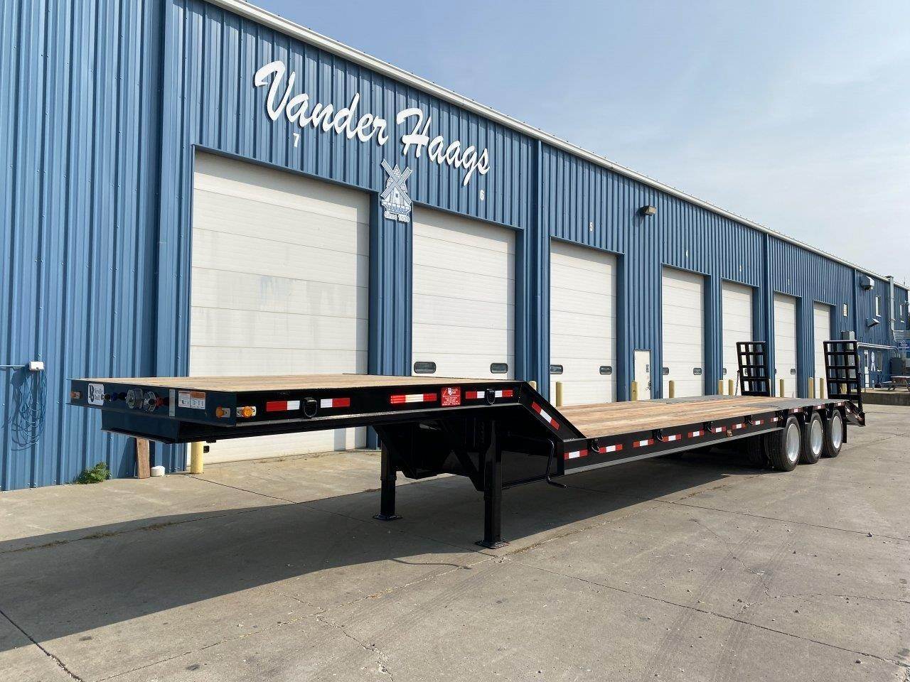 2024 Neville 47x102 Tri Axle Steel Lowboy Trailer Spring, Fixed Axle For Sale Spencer, IA