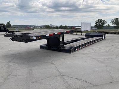 Talbert 48x105 Tandem Axle Steel Lowboy Trailer - Air Ride, Fixed Axle