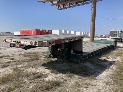 Trail King 48x102 Tandem Axle Lowboy Trailer - Air Ride, Fixed Axle