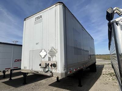 Stoughton 28x102 Single Axle Aluminum Pup Trailer - Spring, Fixed Axle