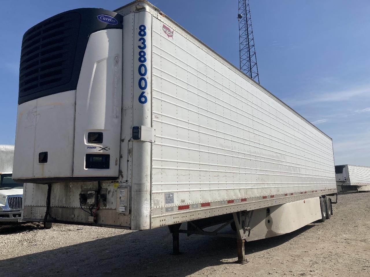 2017 Wabash 53 ft Reefer Trailer Sliding Axle, Swing Door, Carrier