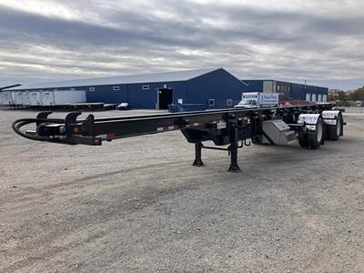 ESPM 48x96 Tandem Axle Steel Roll Off Trailer - Air Ride, Spread Axle