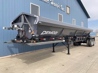 Demco 40x96 Tandem Axle Steel Side Dump Trailer - Spring, Fixed Axle