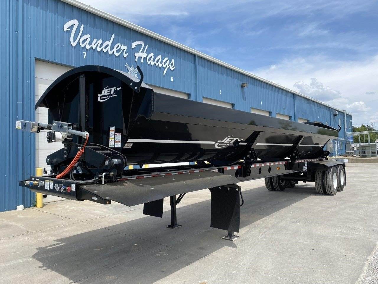 2023 JET 40x102 Tandem Axle Steel Side Dump Trailer Air Ride, Fixed Axle For Sale Council