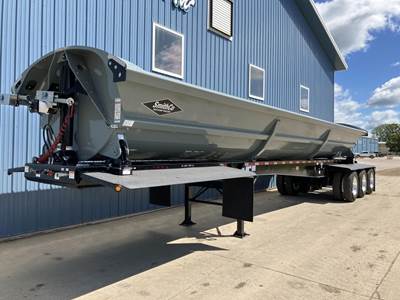 SmithCo 44x102 Tri Axle Steel Side Dump Trailer - Air Ride