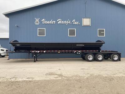SmithCo 47x102 Tri Axle Steel Side Dump Trailer - Air Ride, Fixed Axle