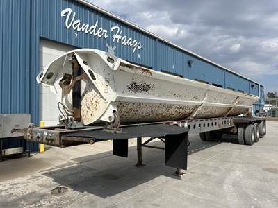 SmithCo 47x102 Tri Axle Steel Side Dump Trailer - Air Ride, Spread Axle