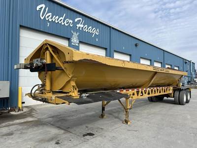 Trail King 40x102 Tandem Axle Steel Side Dump Trailer - Air Ride, Fixed Axle