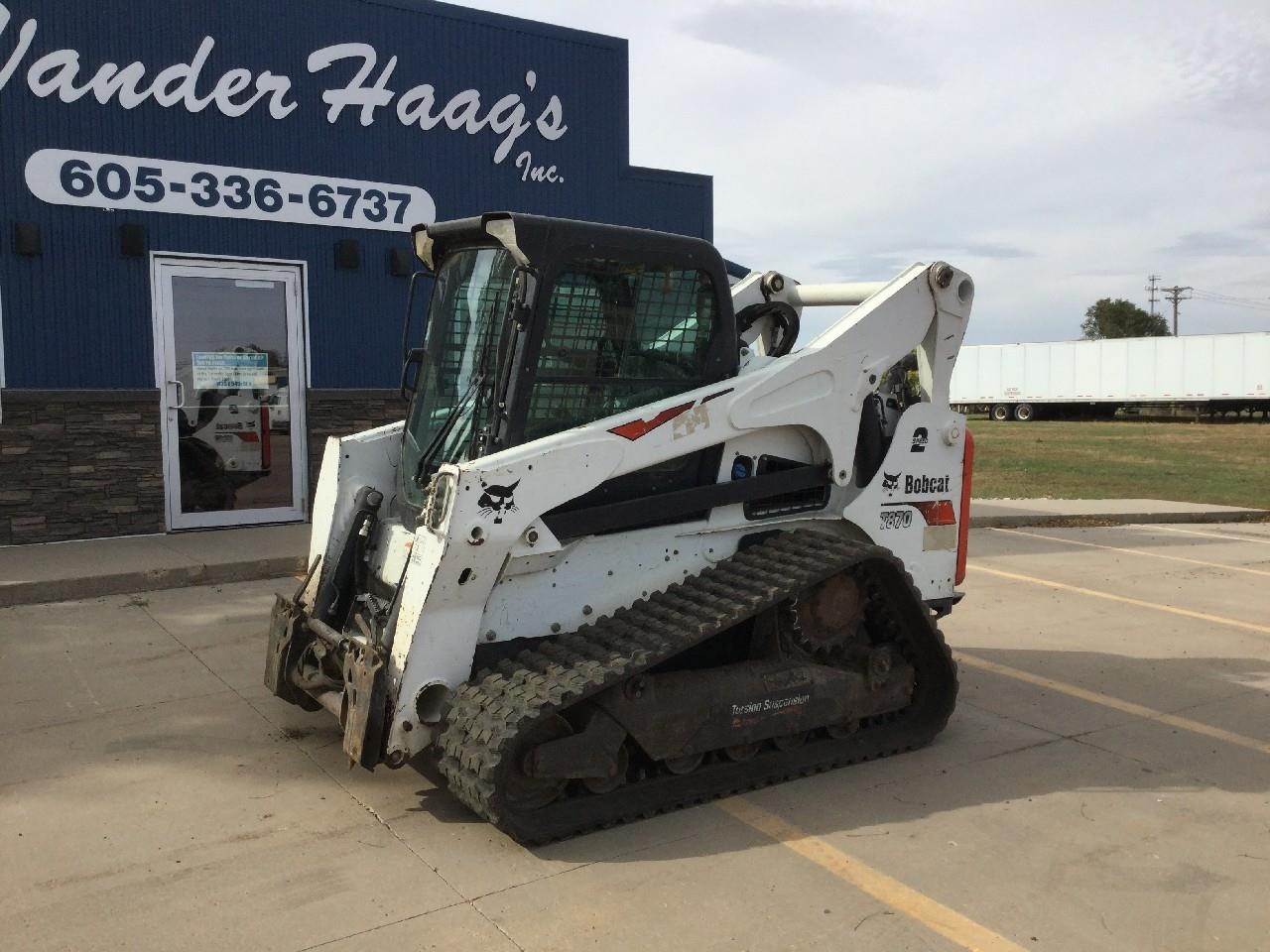 2018 Bobcat T870 Skid Steer For Sale, 2,555 Hours Sioux Falls, SD
