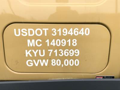 Freightliner Cascadia Sleeper Door