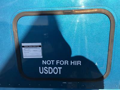 Freightliner Century Class 120 Sleeper Door for a Freightliner C2