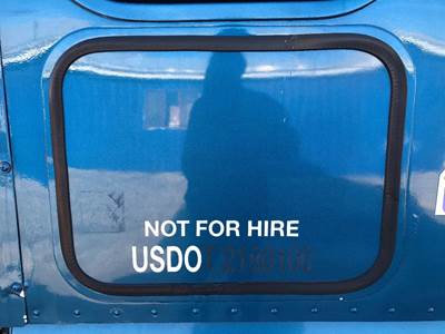 Freightliner Century Class 120 Sleeper Door for a Freightliner C2