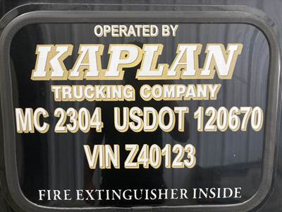 Freightliner Columbia 120 Sleeper Door