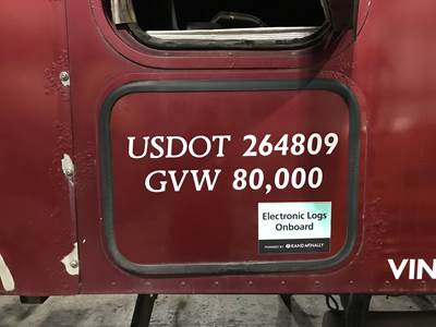 Freightliner Columbia 120 Sleeper Door