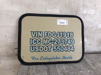 Freightliner Coronado 122 SD Sleeper Door for a Freightliner 122SD