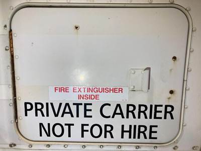 Freightliner FLB Sleeper Door