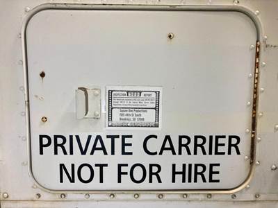 Freightliner FLB Sleeper Door