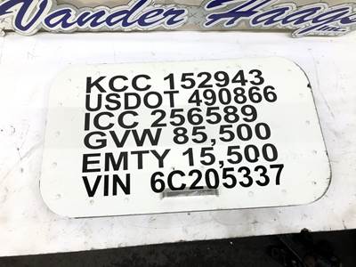 International 9200 Sleeper Door