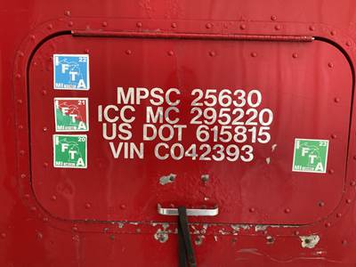 International 9200 Sleeper Door