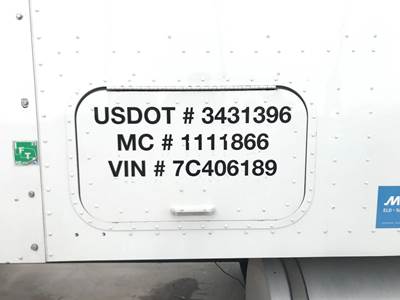 International 9200 Sleeper Door