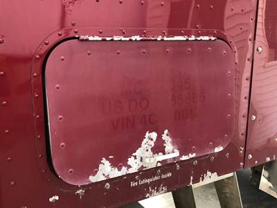 International 9400 Sleeper Door