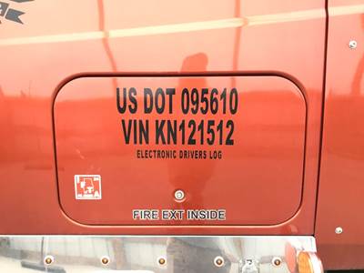 International LT Sleeper Door