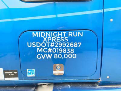 International LT Sleeper Door