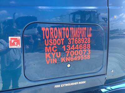 International LT Sleeper Door