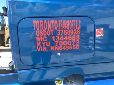 International LT Sleeper Door