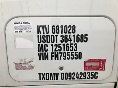 International ProStar Sleeper Door