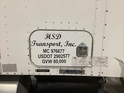 Kenworth T600 Sleeper Door
