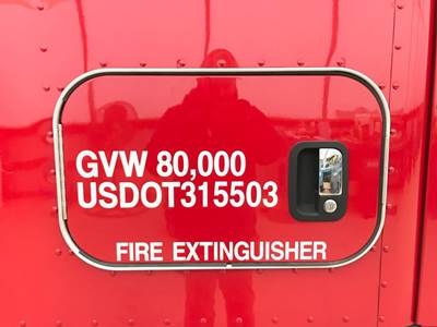 Kenworth T680 Sleeper Door