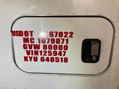 Kenworth T680 Sleeper Door