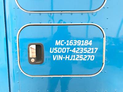 Kenworth T680 Sleeper Door