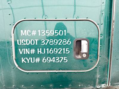 Kenworth T680 Sleeper Door