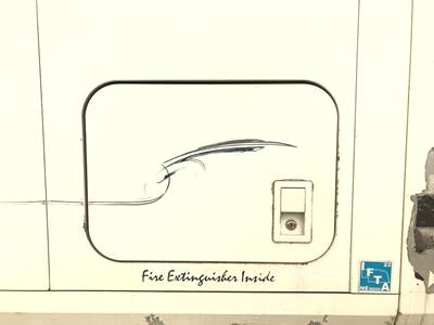 Mack CX Sleeper Door