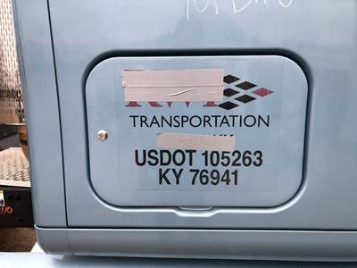 Peterbilt 387 Sleeper Door